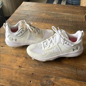 Under Armour White Athletic Shoes-